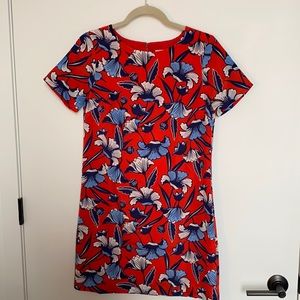 J Crew Factory Floral Shift Dress